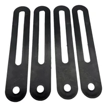 Comprar 4 Chapas União Junção Cama Box Baú 16 Cm - Plástico - Preto