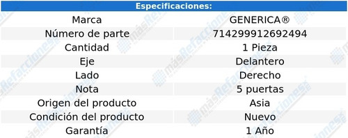 Tolva Salpicadera Del Der Para Kia Sorento 16-18 Generica