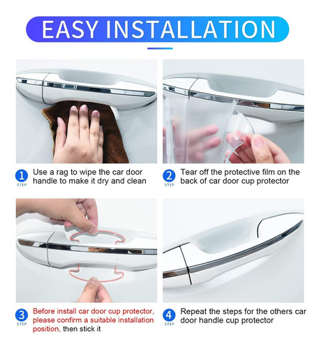 Protector Puerta Auto 10pcs - Coche Borde Pegatinas Cinta