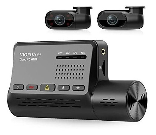 Viofo A139 3 Channel Dash Cam For Car, Wifi Gps Built-in, Da