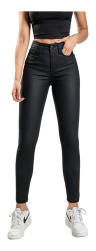 Pantalon En Cuerina Para Mujer Super Estrech