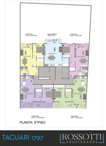 Imagen 16 de 30 de Monoambiente Con Balcón Corrido Al Cta/fte - 35 M² - Entrega Inmediata