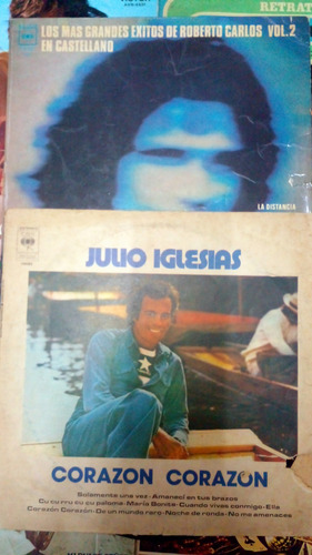 Lote Variado 10 Vinilos Julio Iglesias Debray Vicario Estándar