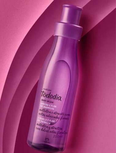 Body Splash Ciruela Y Flor De Vainilla Natura Set Con 2