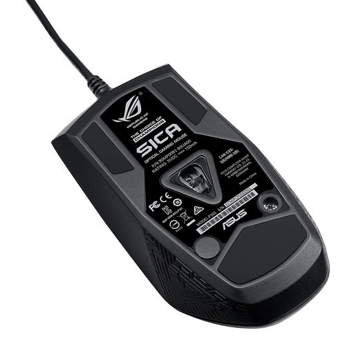 Mouse Asus Sica Black 5000 Dpi Rog Gamer Usb Negro Pc