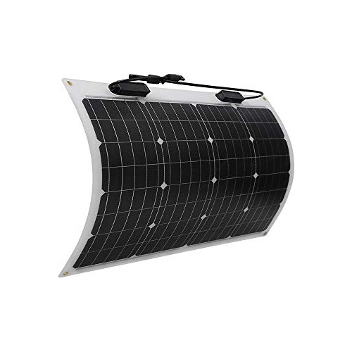 Panel Solar Flexible De 50 W, 12 V, Monocristalino, Semiflex