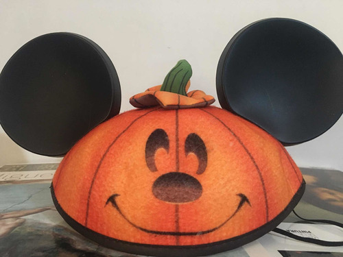 Gorro Disfraz Calabaza Mickey Disney Parks Cja(21)