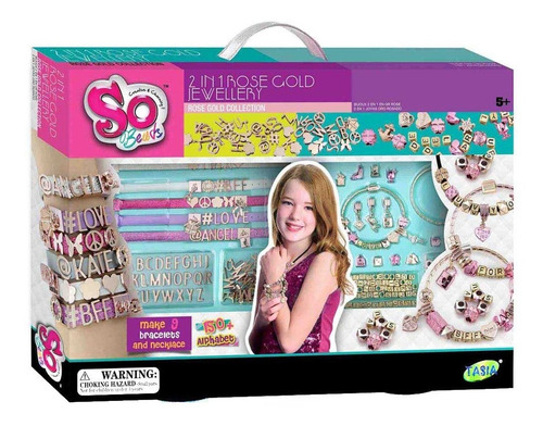 Imagen 2 de 2 de Set De Creación De Pulseras Para Niñas - Set Bisutería