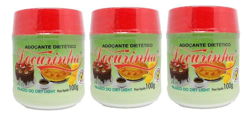 Adoçante Dietético Doçurinha - Kit Com 3 Unidades