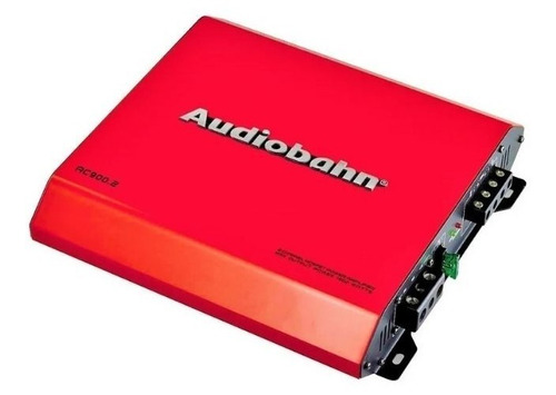 Amplificador Fuente Audiobahn 1500w 2 Canales Color Naranja