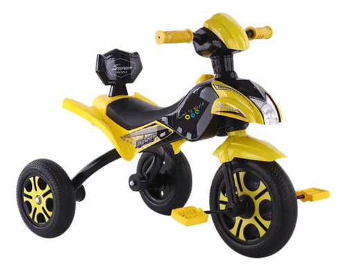 Triciclo Infantil Jtrw333 Tipo Moto Con Luz