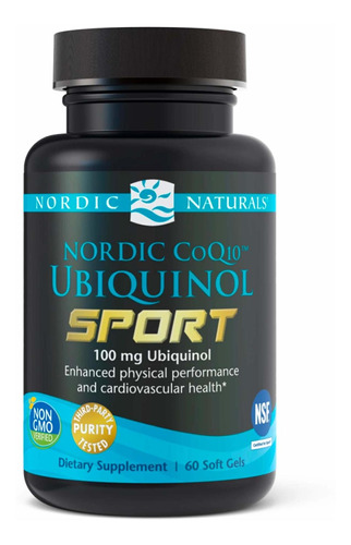 Nordic Naturals Nordic Coq10 Ubiquinol Sport - 60 Mini Geles