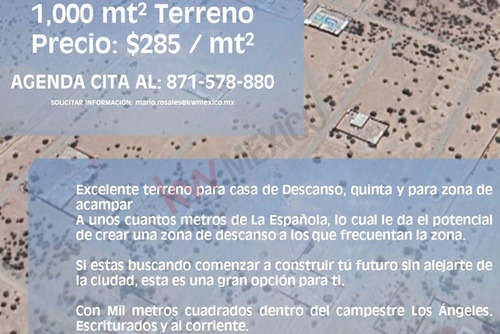 Terreno Para Casa De Campo O Quinta A Pocos Metros De La Española .