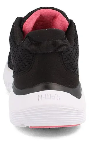 Zapatilla Power Deportiva Mujer N-walk Max Oro Negro