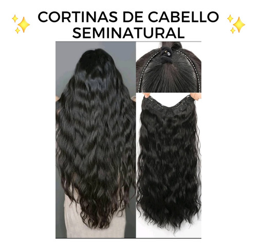 Cortina De Cabello Seminatural 