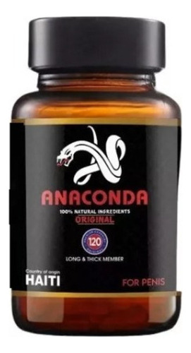 Agrandar El Pene De Largo Y Grosor - 120 Cápsulas Anaconda