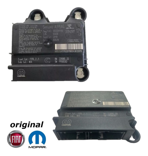 Imagem 2 de 4 de Modulo Central Airbag Fiat Strada 1.4 52091111 C 2013/2017