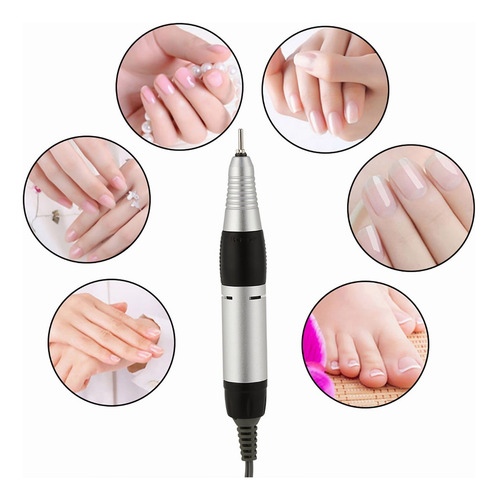 Manicura Pedicura Eléctrica Taladro Lima Uñas Arte Pluma Tal