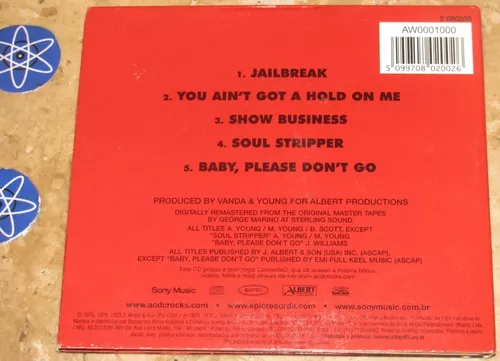 AC/DC CASSETTE '74 Jailbreak 1984 You Ain't Got A 