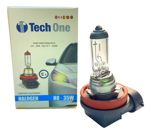 Lampada Halogena 12v Techone Caixinha 4300k H8 35w