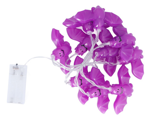 Cadena De Luces Led Con Forma De Murciélago 3d Con Forma De