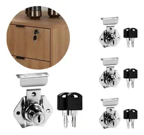 Comprar Fechadura 31mm Porta Gaveta Armário Móveis Com Chaves 4 Peça