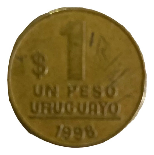 Moeda De 1 Peso Uruguaio - 1998