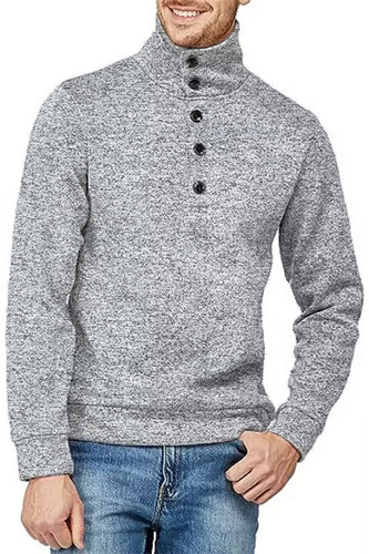 Sueter Cardigan Cuello Tortuga Moda Casual Sudadera Chamarra