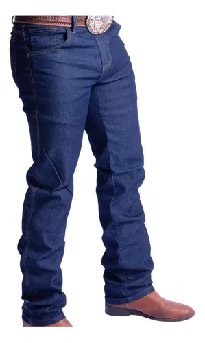 Calça country jeans masculina peão rodeio agro pura raça