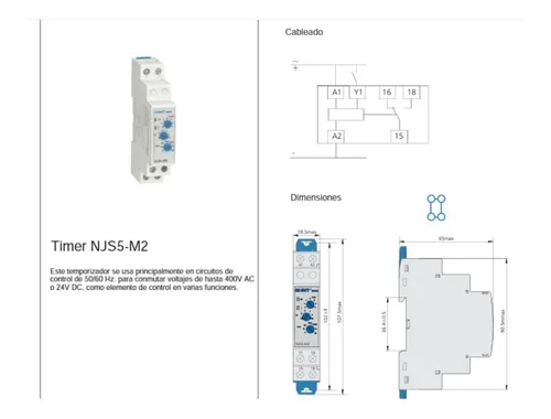 Rele Temporizador 7 Funciónes Cíclico,on/off Delay 220v