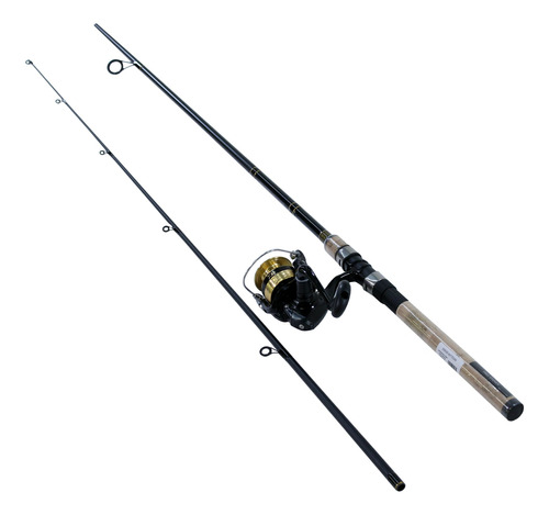 Combo Daiwa Dshock Caña 7 Pies + Carr 3000 Y Línea Y Accs