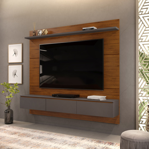 Panel de muebles de DJ Mateo Freijó/Urban Grey con 3 puertas de hasta 65 pulgadas