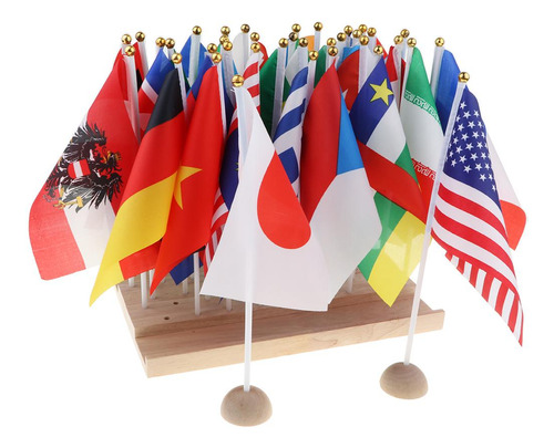 Juguete De Aprendizaje Educativo - 36 Países Banderas De