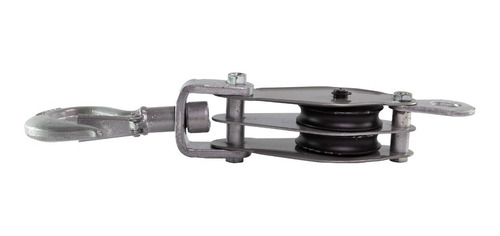 Imagen 2 de 2 de Moton 2 Poleas 60mm 700 Kgs Aparejo Roldana Pasteca Trabajo