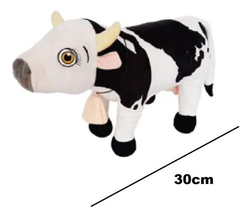 Vaca Lola Peluche Musical Grande Granja Zenon 30cm Bebe C