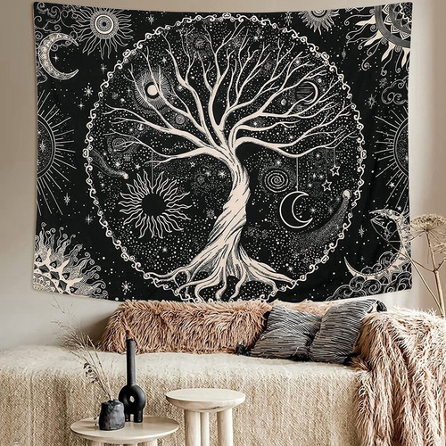 Cv Mandala Psicodélico Para Colgar En La Pared Con Forma De