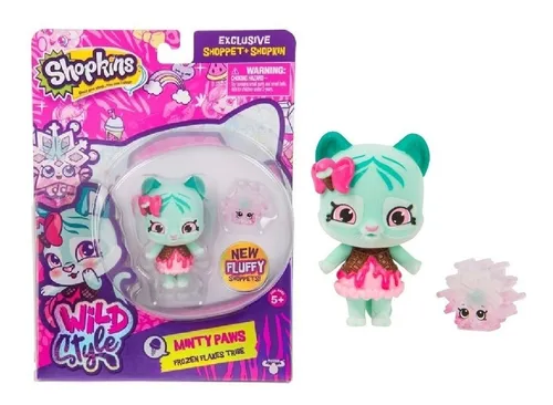 Shopkins wild style minty paws 2025