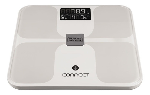 Imagem 1 de 5 de Balança Digital Branca Até 150kg C/ App E Bluetooth B+d Bk75