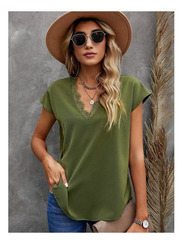 Blusa Top Crop Dama Mujer Casual Fresca Comoda Playera