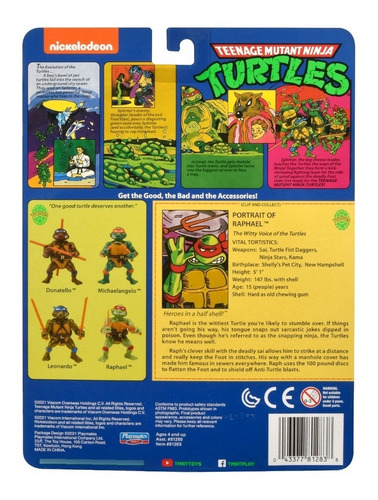 Raphael Tortugas Ninja Turtles Classic Playmates