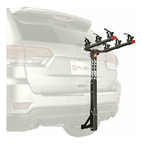 Allen Sports Deluxe 3-bike Hitch Mount Rack With 1.25/2-inch