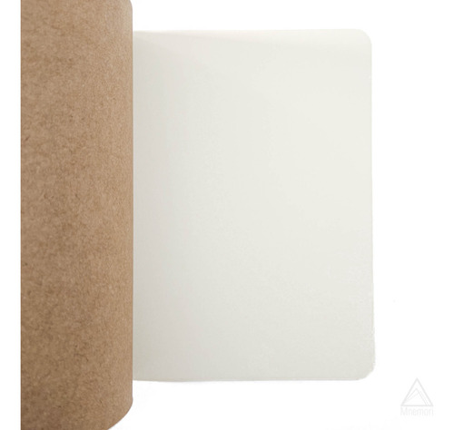 Kit 10 Cadernos | Médio | Lisos | Tr. A5 | Desenho Diário Cor Branco 80g