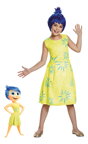 Costume Inside Out Joy Cosplay Costume Joy Disgust Outfits