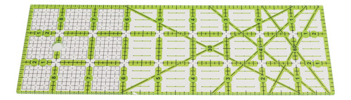 Regla De Acolchado, Acrílica, Rectangular, Transparente, Sim