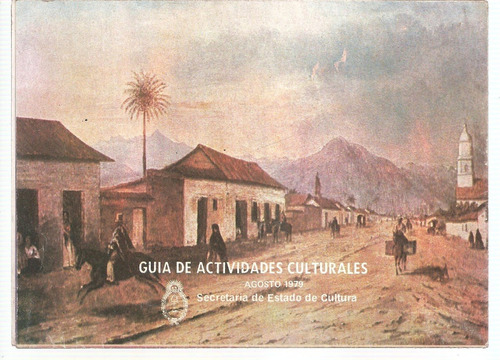 Programa Guia Actividades Culturales Sec Estado Cultura 8/79
