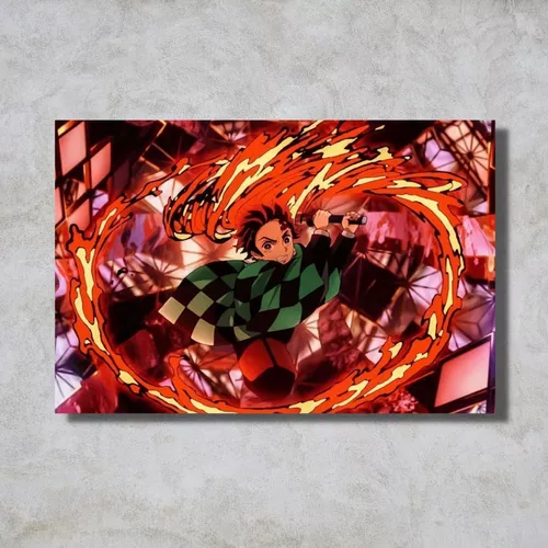 Quadro Tanjiro Demon Slayer Premium