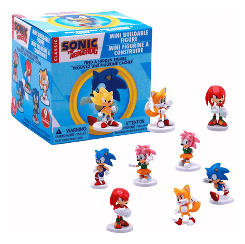 Mini Boneco Personagem Sonic The Hedgehog Surpresa