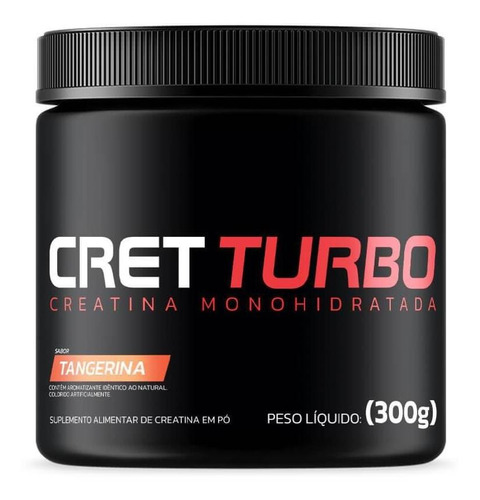 Creatine Com Sabor - Cret Turbo - 300g - Tangerina