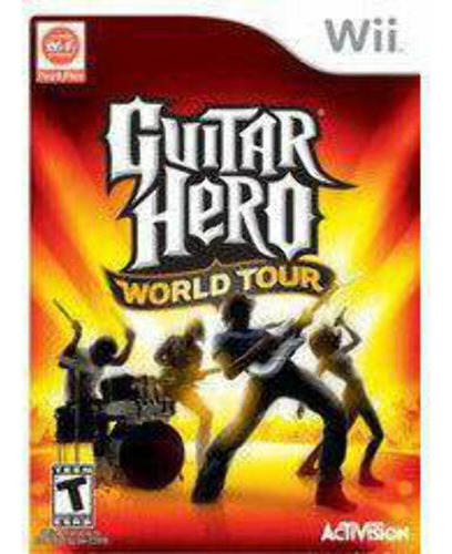 Jogo Eletrônico Activision Guitar Hero World Tour Wii