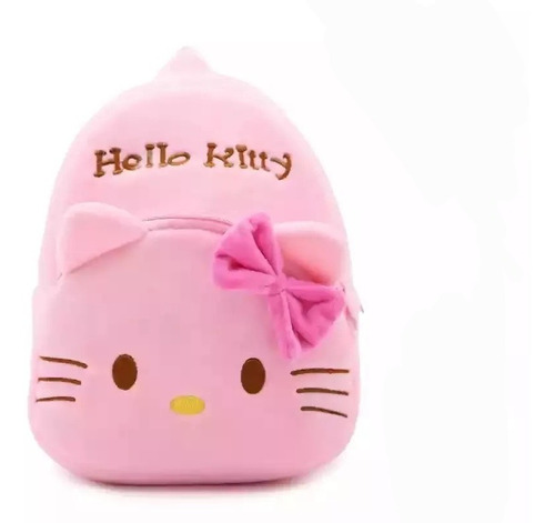 Hello Kitty Mochila Pre Escolar Excelente Calidad Felpa 